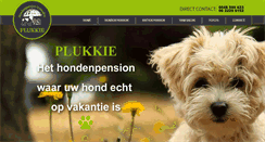 Desktop Screenshot of hondenpensionplukkie.nl